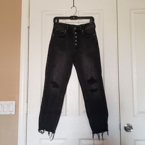 Free People We the Free Blossom Distressed Jeans